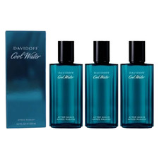 Davidoff Cool Water Man - Men 3 x 125 ml Aftershave After Shave AS Set