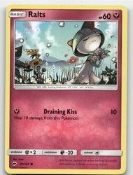 Ralts 91/147 Burning Shadows Common