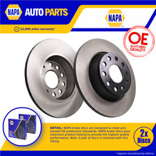 2x Coppia dischi freno solidi adatti a VW PASSAT posteriori da 05 a 15 282 mm set NAPA VOLKSWAGEN