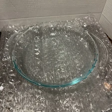 Pyrex Pie Dish 2229 Made In USA 9.5” 24cm Microwave Safe 