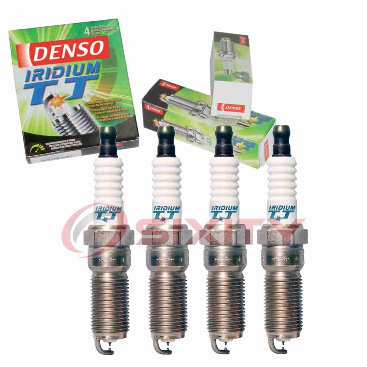 4 pc Denso Iridium TT Spark Plugs for 2013 Ford C-Max 2.0L L4 Ignition wa