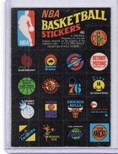 1971-72 Topps Stickers Los Angeles Lakers, Boston Celtics, Bulls, Warriors #46