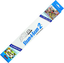 - Steam-A-Seam 2 Double Stick Fusible Web, 18" X 3 Yards, Permanent Fabric Adh