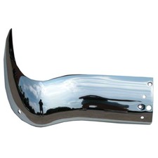 Rear Driver Side Bumper End Made Of Steel Chrome Fits 55 Chevy 4040-800-551la