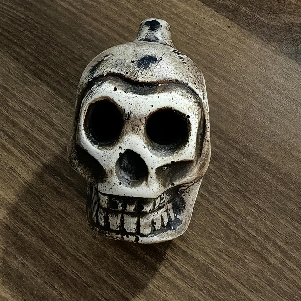 Calavera Silbato Muerte Grito Espeluznante Muerte Humana Calavera Silbato Auténtico Frugal Foto 4 de 4
