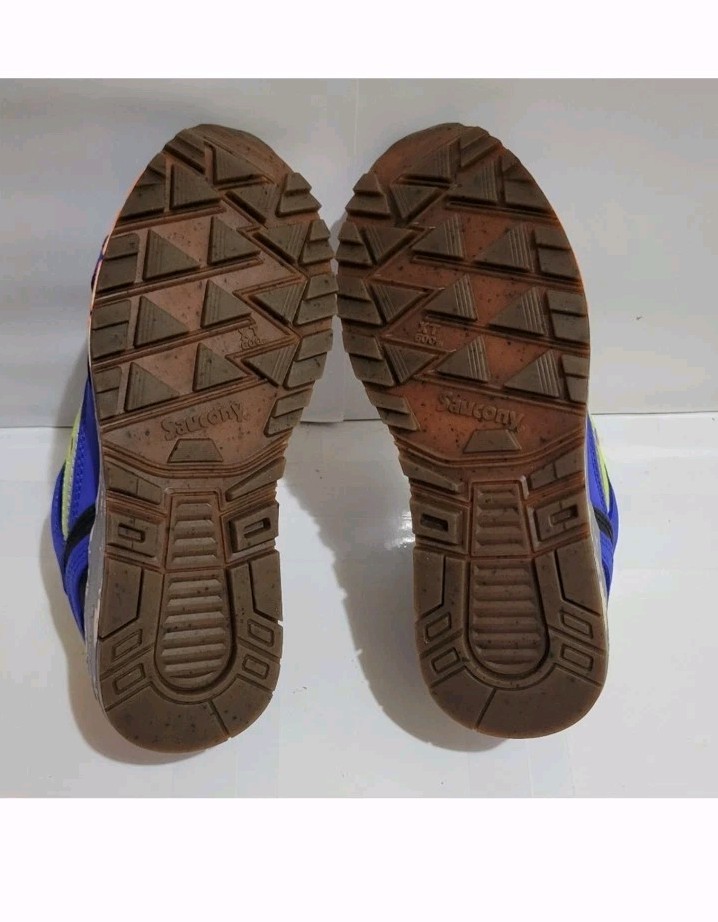 Saucony Originals Shadow 6000 Trail CPK Blue/Lime Men's 5.5 Running Shoes thumbnail 6