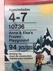 LEGO Juniors Disney Anna & Elsa's Frozen Playground 10736 New Sealed Box