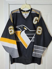 Vintage Koho Pittsburgh Penguins Jaromir Jagr Robopen Gradient Jersey Men's L