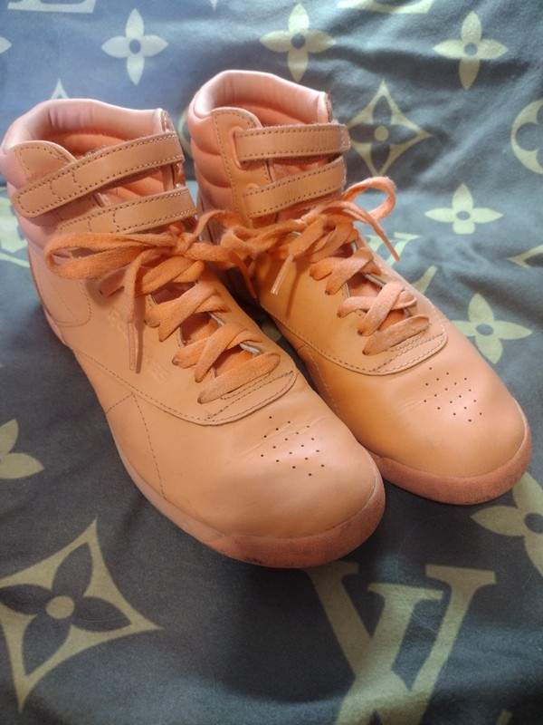 🔥Reebok Freestyle Hi Women’s Sz 7.5 Sneaker Athletic Shoe Trainers