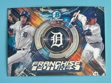 2019 Bowman Chrome #FF-GQ Nick Quintana / Riley Greene Franchise Futures card