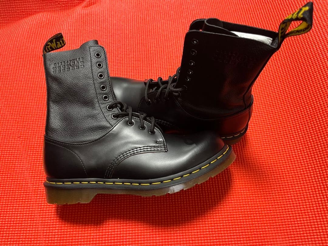 Dr. Martens Men’s Black Work Boots, Slip-Resist Sole, NWT, Size 10 US