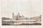 Mexico City Mexico Zócalo View America Engraving Ferrario 1830