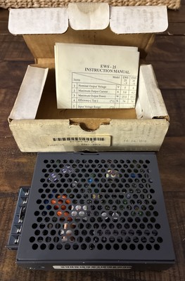 Nemic-Lambda EWS25-15 15 VDC 1.8 Amp Power Supply Inputs 85-250 VAC 110-330 VDC