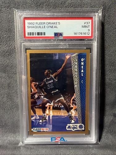 1992 Fleer Drake's Shaquille O’Neal RC🔥PSA 9🔥Orlando Magic HOF👀👀