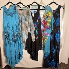 Women  s Swim Beach Cover Ups FREE Size Lot Of 5 Various Colors  Style -Some New
