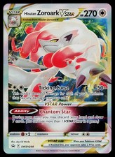 Carta Pokemon Spada e Scudo Promo Hisuian Zoroark VSTAR SWSH298