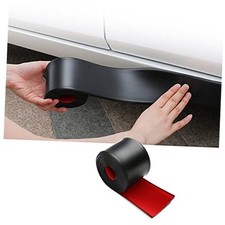 13ft 3.15in Side Skirt s Protector, Universal Rubber Anti - Scratch Black