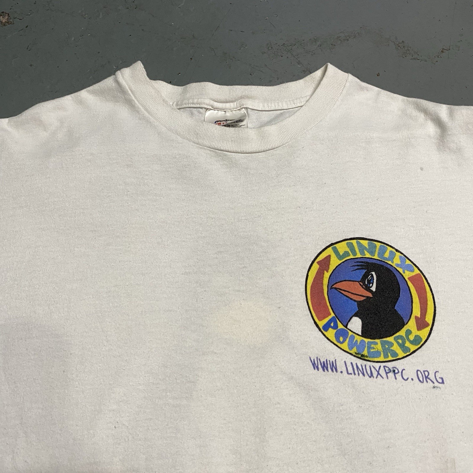 Vintage 90s Linux Computer Operating System Shirt… - image 3