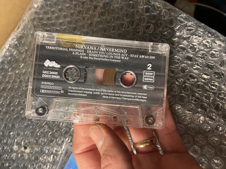 Nirvana - Nevermind - Cassette Tape - VGC - Image 3 of 3