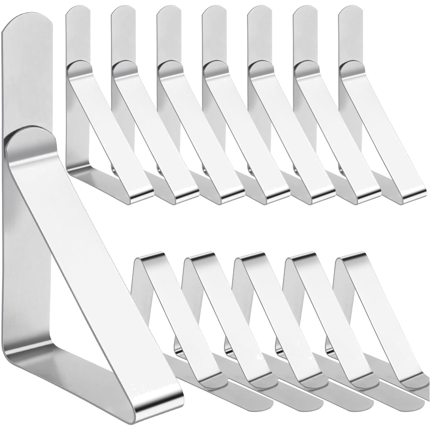 Tischdecken Klammern Edelstahl 12 Stück, Picknick, Party, Hochzeit, Tischzubehör