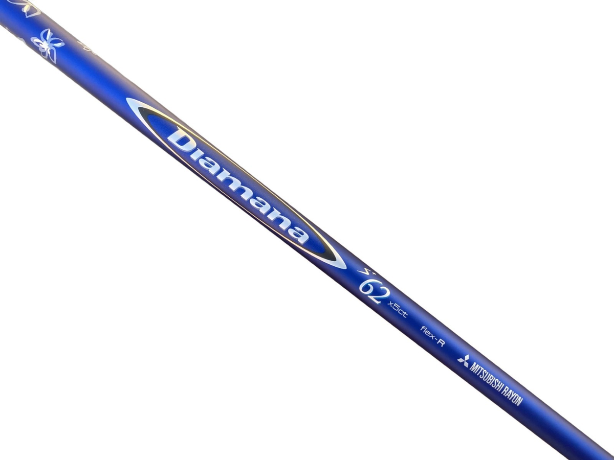 Mitsubishi Diamana S+ Blue 62x5ct Driver Shaft With Adapter + Grip