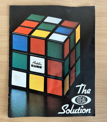 Rubiks Cube The Ideal Solution 1981 A4 Size Manual Vintage