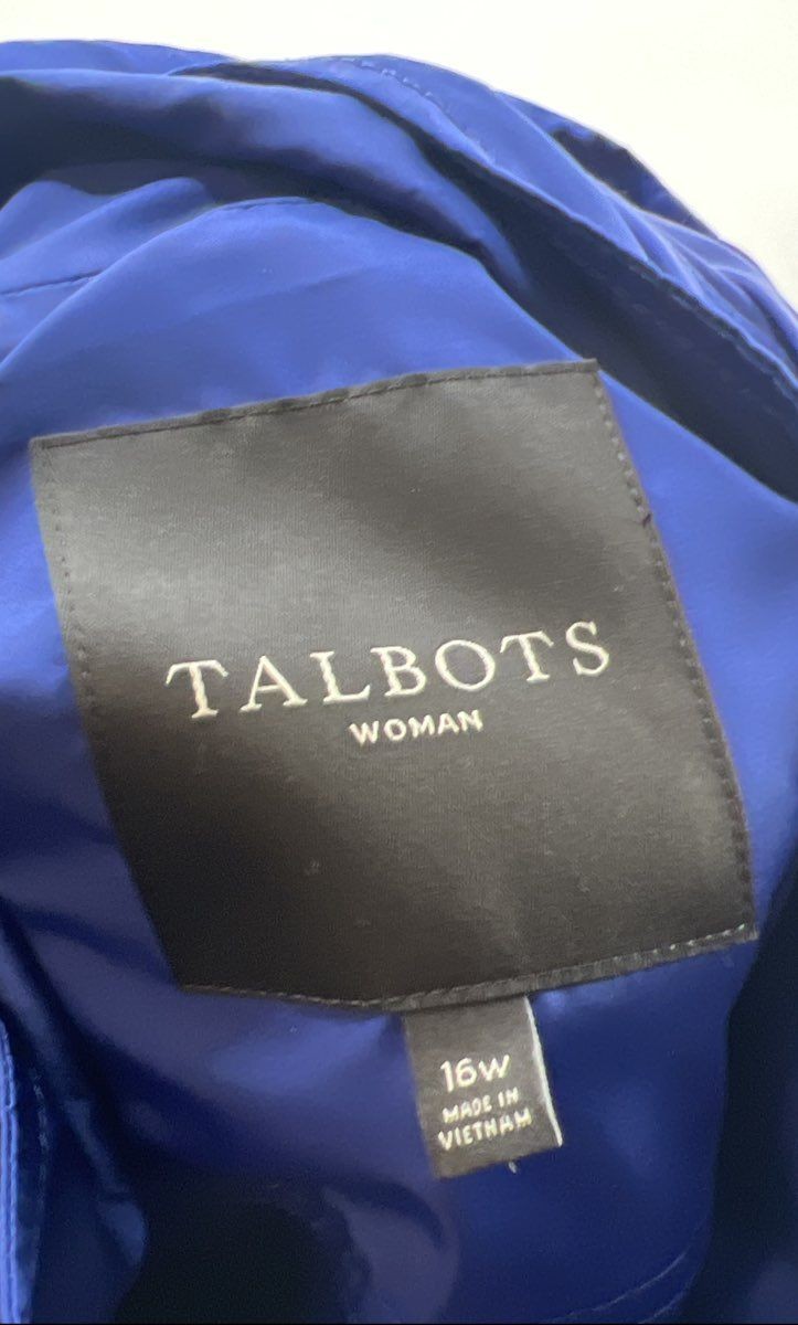 Talbots Lightweight Full Zip Jacket Women's Size … - image 7