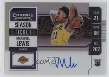 2023 Contenders Rookie Ticket Variation Premium Edition Maxwell Lewis Auto 0m89