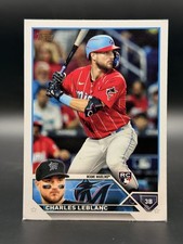 2023 Topps Series 2 - Charles Leblanc #446 (RC) Miami Marlins Rookie