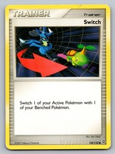 Switch 128/132 C Secret Wonders Pokemon DMG written on