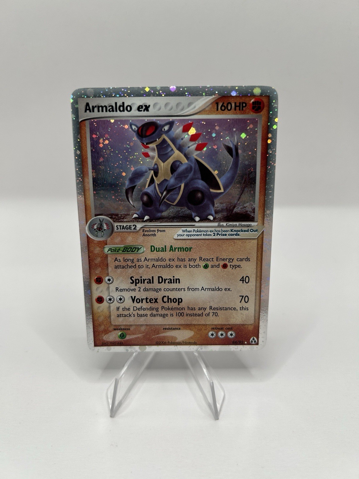 Pokemon TCG Armaldo EX Holo #84/92 Legend Maker 2006 - NM