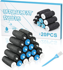 20Pcs Pedi Replacement Rollers ​Compatible with Amope Pedi Perfect Refills 