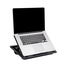Lap Desk Laptop Stand, Bed Tray, Collapsible, Cushion, Portable, Dorm, Plasti...