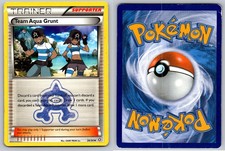 TEAM AQUA GRUNT 26/34 UNCOMMON DOUBLE CRISIS POKEMON LP on eBay