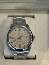 UNWORN 2025 Rolex Oyster Perpetual OP BEIGE Stainless Steel 41mm Watch 134300 6