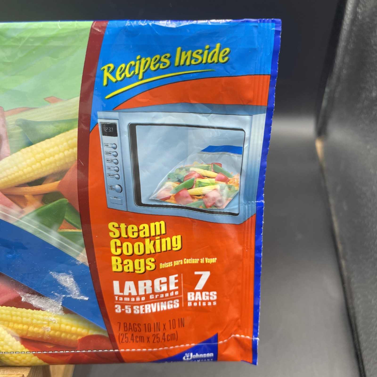 Ziploc Zip'N Steam Cooking Bags - Pack of 7