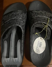 OOFOS OOahh Sport Slide Sandal Black Water Camo US M10  W12 EU 43