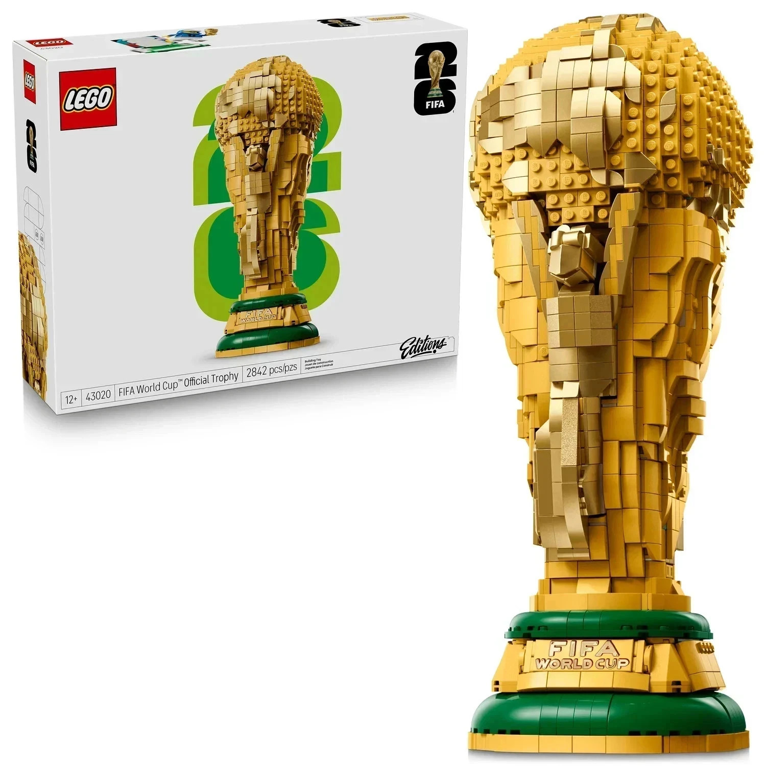 LEGO Editions FIFA World Cup Official Trophy Building Set 43020