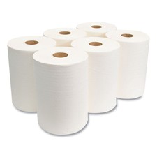 Morcon Paper M610 10" x 500' 1-Ply TAD Roll Towels - White (6 RL/CT) New