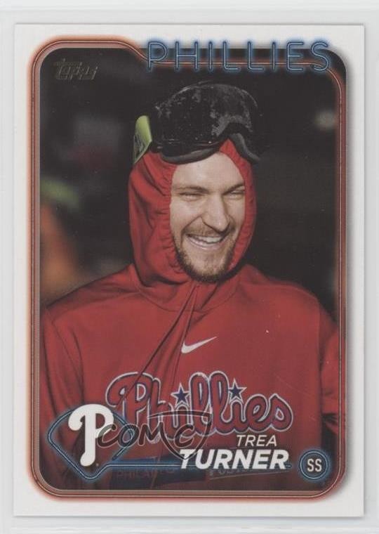 2024 Topps Series 2 Golden Mirror Image Variation SSP Trea Turner #352 1lq2