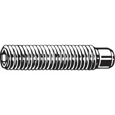 Set Screw, St, M16 X 2Mm, Dog, 25Mm, Pk25,  M07820.160.0025