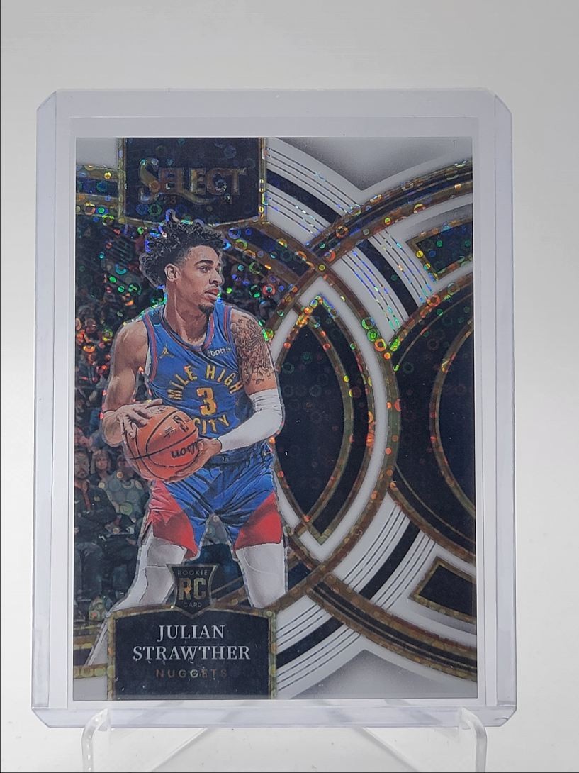 JULIAN STRAWTHER 2023-24 SELECT PREMIER ROOKIE WHITE DISCO RC 75/75 Q4003