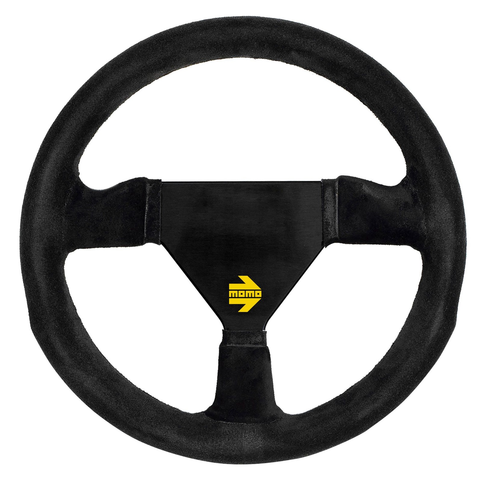 MOMO MOD.11 Racing Steering Wheel - Black Suede (260mm) - Image 3