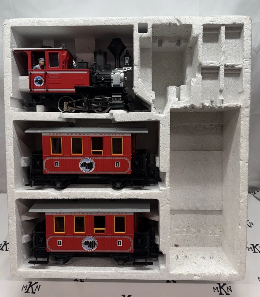 LGB 25301 G Scale Lake George & Boulder G Gauge Steam Passenger Train Set Only - Image 2 of 4