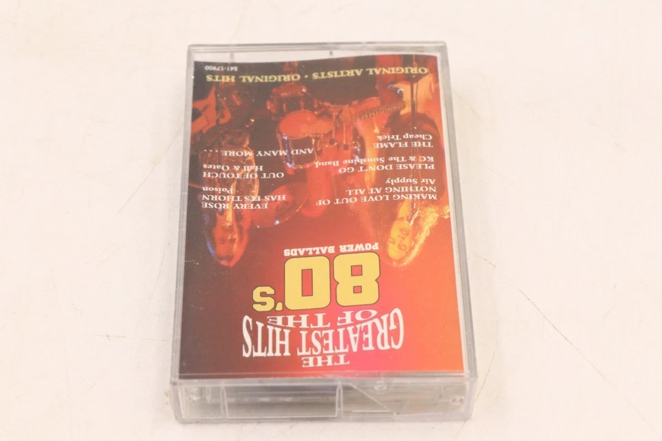 RARE Greatest Hits Of The 80's: Power Ballads Cassette NEW Sealed CEMA S41-17900 - Image 3 of 4