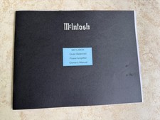 MCINTOSH MC1.25KW POWER AMPLIFIER OWNER'S MANUAL - ORIGINAL