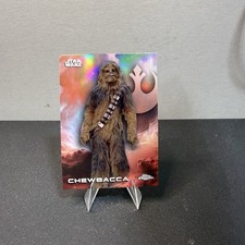 2025 Topps Chrome Star Wars Chewbacca Refractor 23