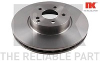 2X Bremsscheibe NK 2033103 2 Bremsscheiben Vorderachse Vorne FüR Mercedes-Benz