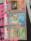 Pokemon 1998 CD Promos, PSA 7 Charizard, PSA 7 Venusaur, PSA 6 Blastoise