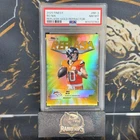 2025 Bo Nix Topps Finest Gold Refractor Reflash Insert Denver Broncos GOLD 49/50